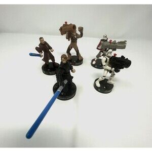 Star Wars Attacktix Lot 5 Figures 2005 Hasbro